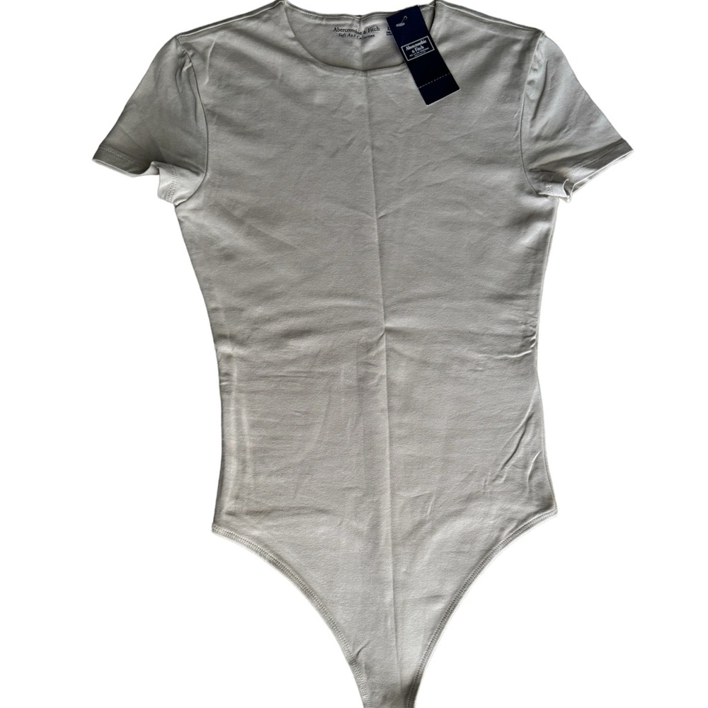 Abercrombie & Fitch Soft Matte Seamless Tee Bodysuit XS